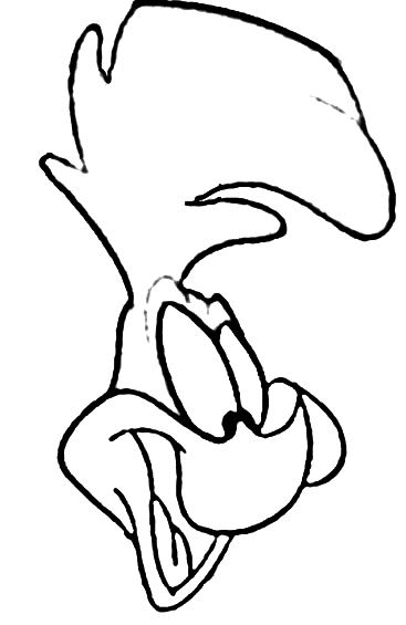 coloriage bip bip portrait